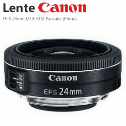 Lente Canon EF-S 24mm f/2.8 STM Pancake (Prime)