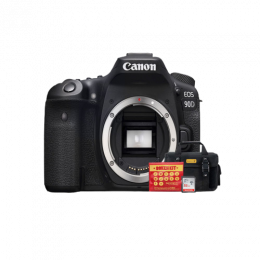 Câmera Canon 90D, Full HD, WiFi (corpo) - Ganhe Kit Bokeh