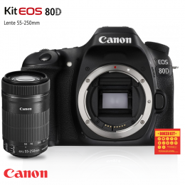 Canon 80D Lente 55-250 STM